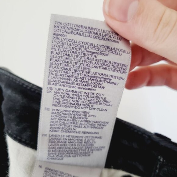 NYDJ Charcoal  Black Liftxtuck Ami Skinny Mid Rise Jeans - Picture 8 of 11